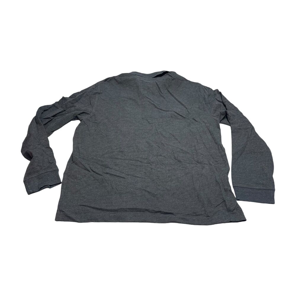 St John's Bay Legacy Polo Shirt Men's Large Gray Golf Performance Long Sleeve - Picture 3 of 6